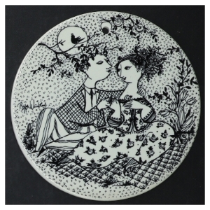 Samlerplatte fra Nymölle (str. Ø. 15 cm. 3 styk)