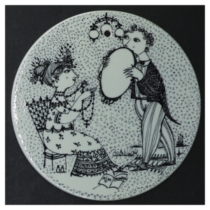 Samlerplatte fra Nymölle (str. Ø. 15 cm. 3 styk)