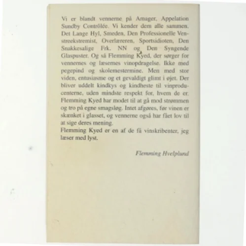 Til næsen, af Flemming Kyed