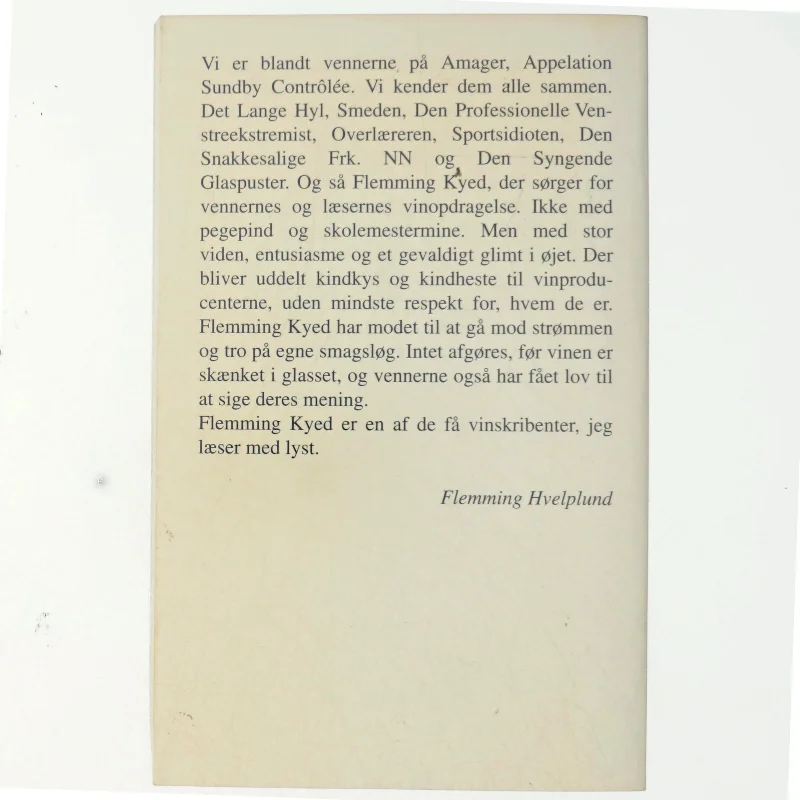 Til næsen, af Flemming Kyed