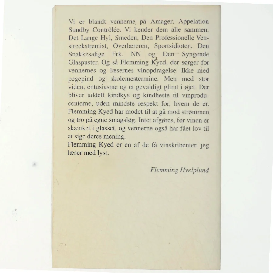 Til næsen, af Flemming Kyed