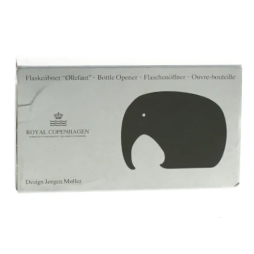 Flaskeåbner Ollefant fra Royal Copenhagen (str. 6 cm)