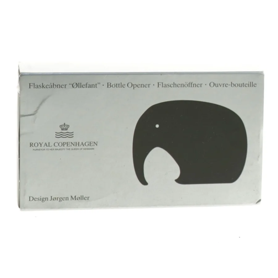 Flaskeåbner Ollefant fra Royal Copenhagen (str. 6 cm)