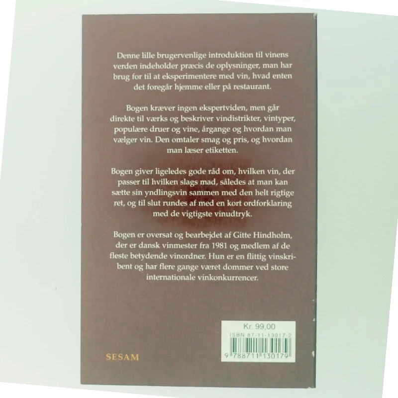 Vin : genvej til vinens verden (Bog)