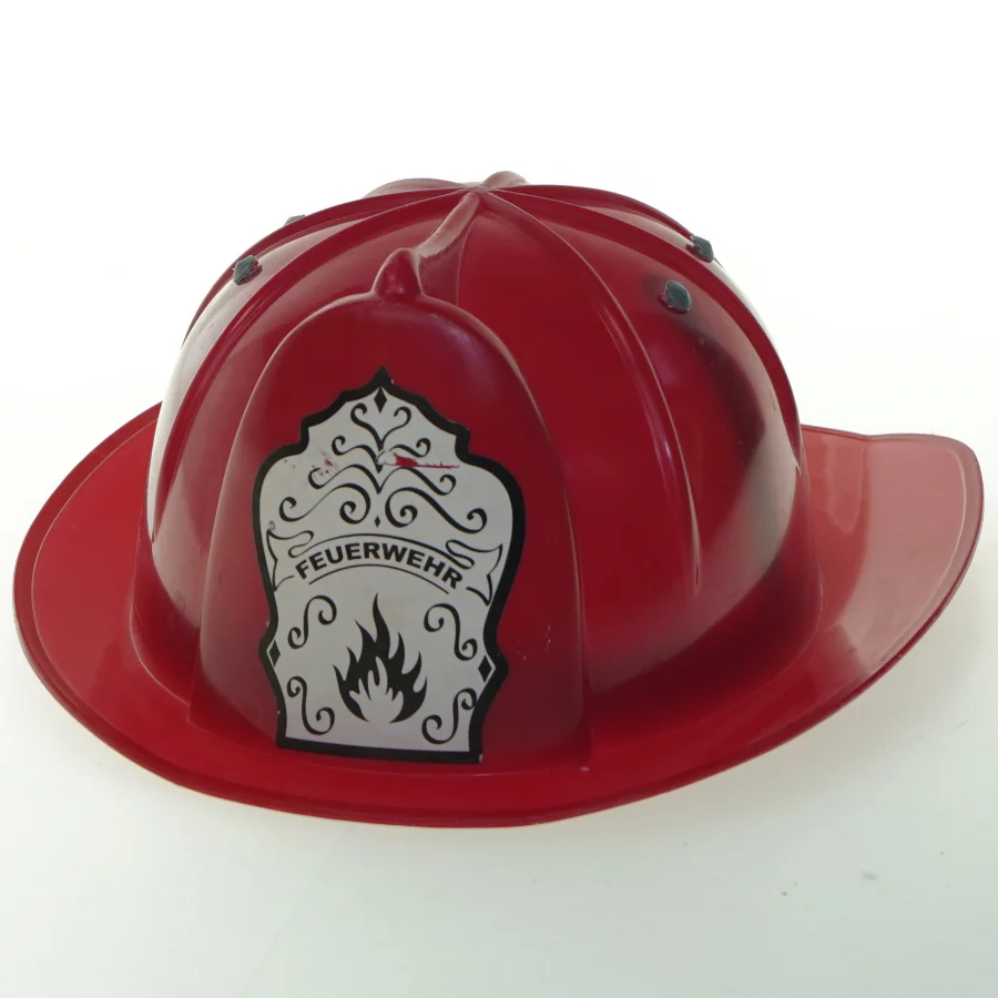 Legetøjs brandmandshjelm (str. Ø 21 cm)