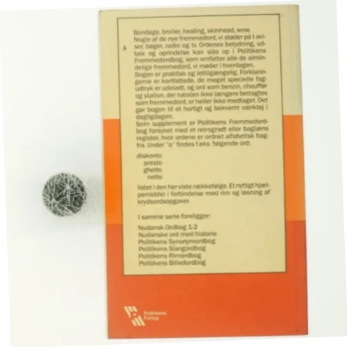 Fremmedordbog fra Politikens Forlag