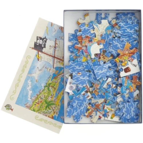 Pirat puslespil 100 brikker fra DJECO (str. 61 x 38 cm)