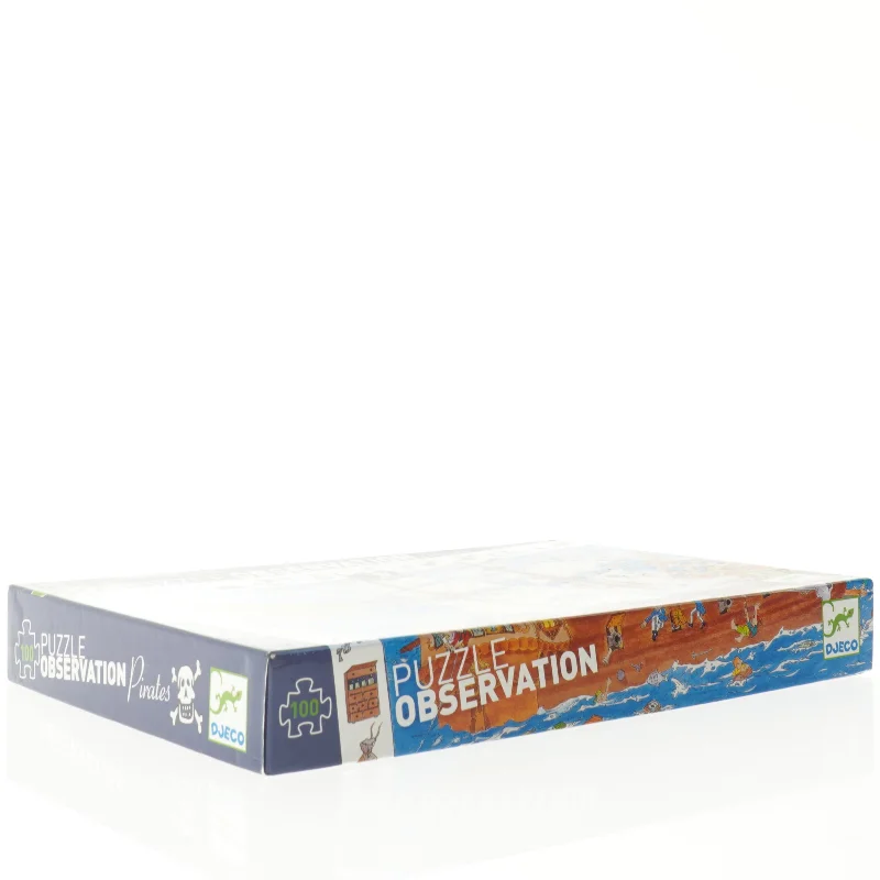 Pirat puslespil 100 brikker fra DJECO (str. 61 x 38 cm)