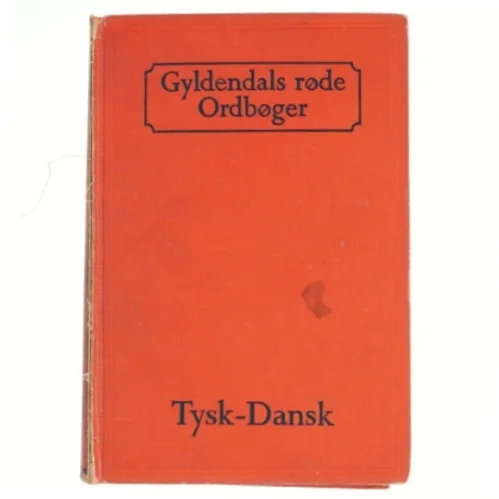 Tysk-dansk ordbog fra Gyldendal