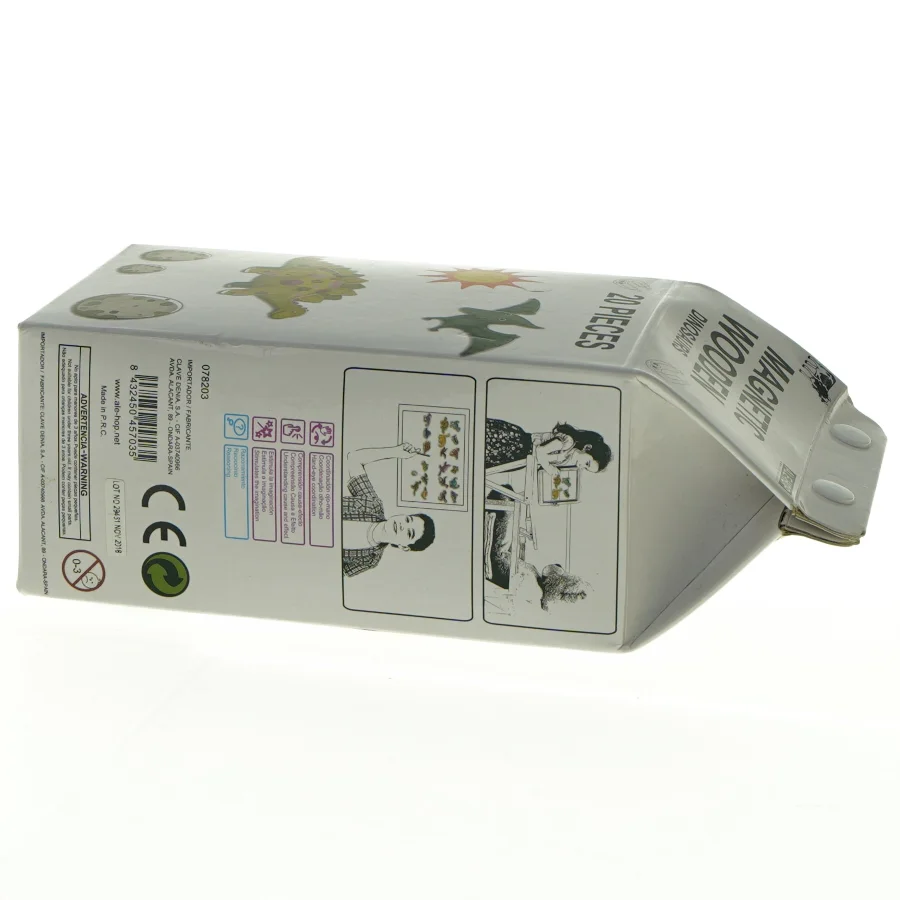 Magnetisk Dinosaurpuslespil (str. 14 cm)