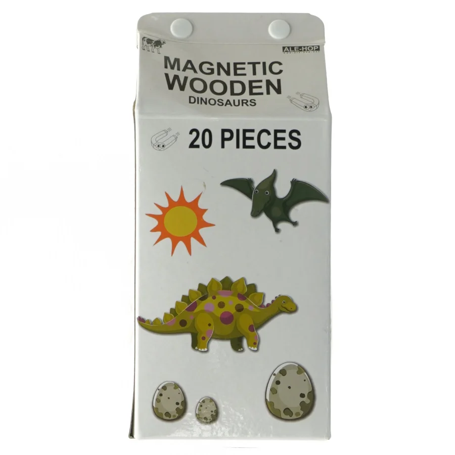 Magnetisk Dinosaurpuslespil (str. 14 cm)