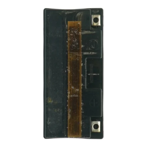 Motorcykelbatteri LP YT12B-BS fra Agm (str. 15 x, 13 x 6 og en halv cm)
