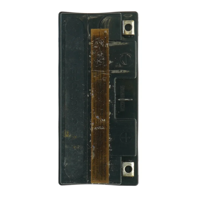 Motorcykelbatteri LP YT12B-BS fra Agm (str. 15 x, 13 x 6 og en halv cm)