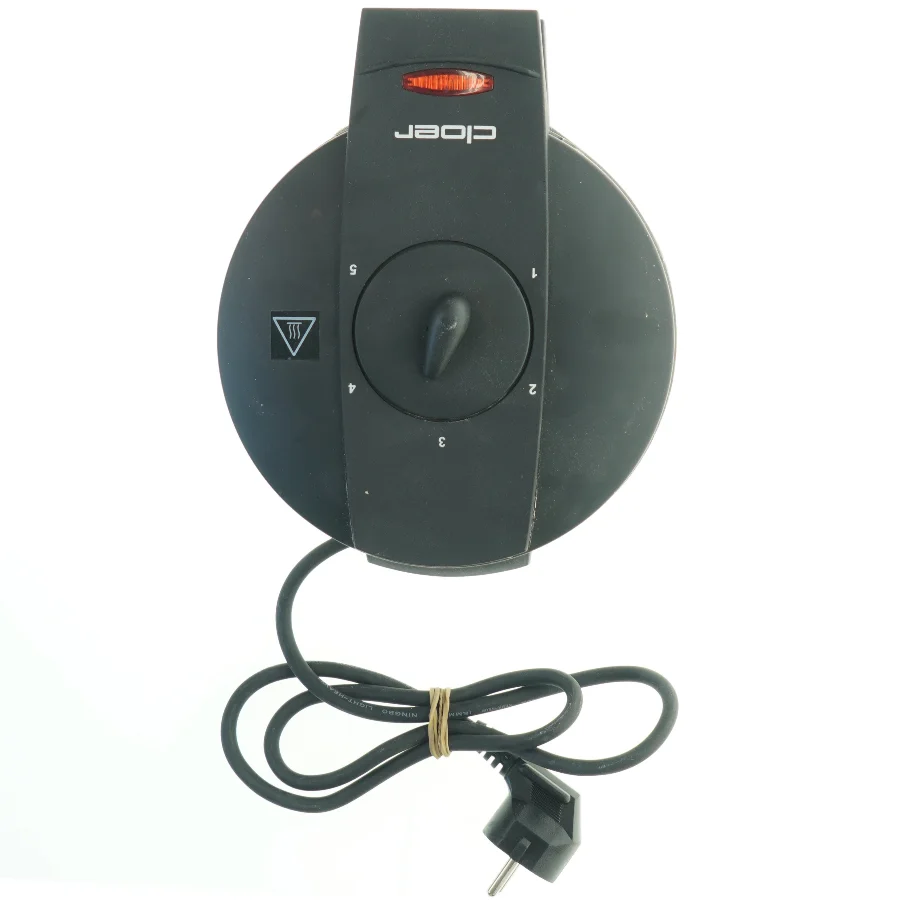 Elektrisk vaffeljern fra Cloer (str. Ø. 19 cm)
