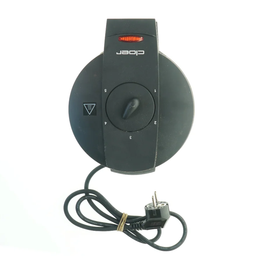 Elektrisk vaffeljern fra Cloer (str. Ø. 19 cm)