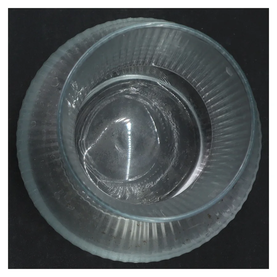 Glasvase (str. H. 17 cm)