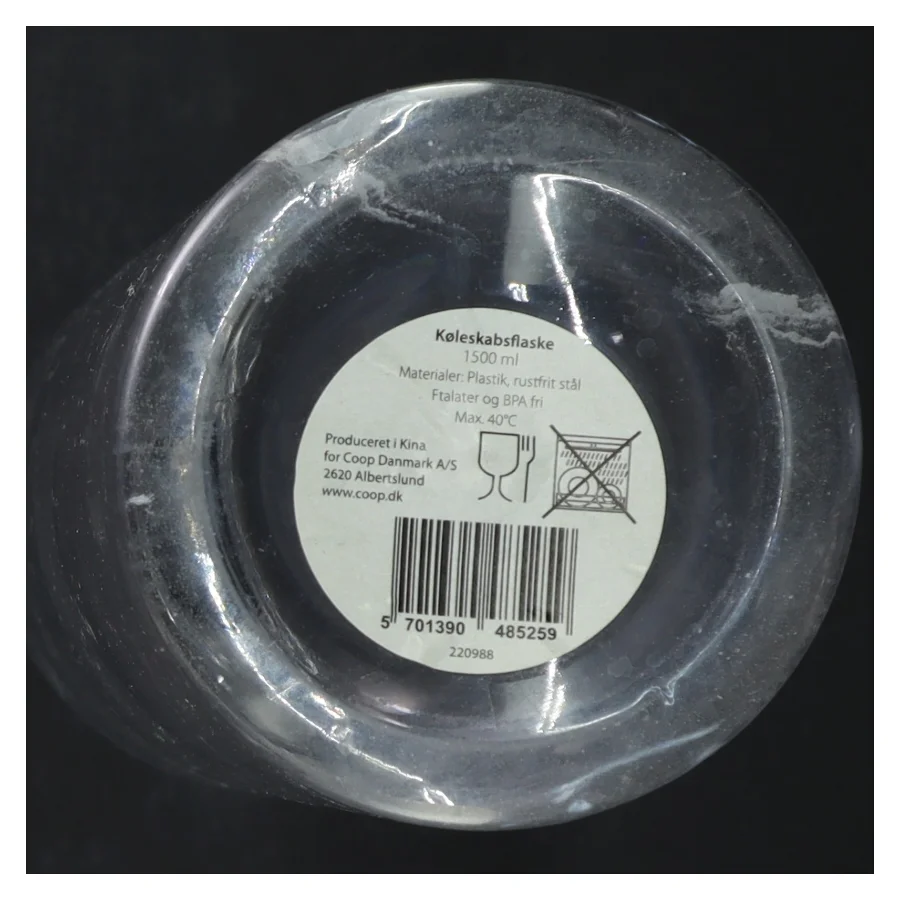 Genbrugsvandflaske (str. 1500 ml)