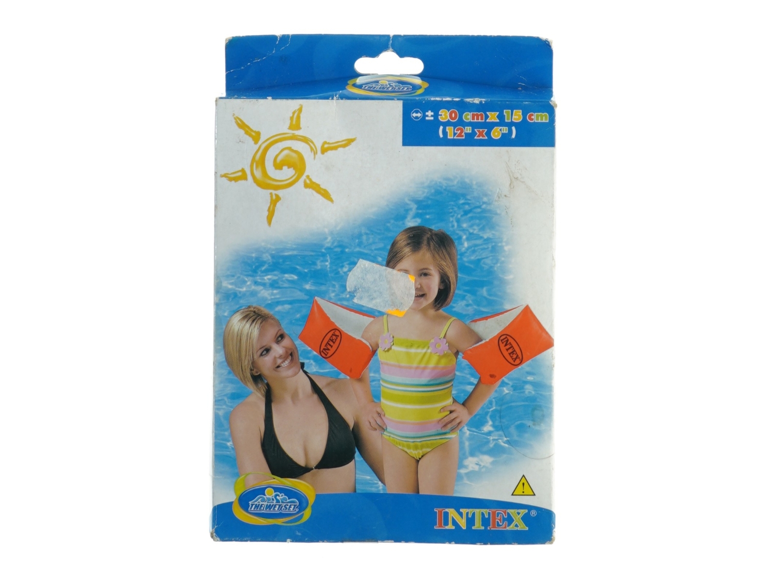 Oppustelige svømmevinger fra Intex (str. 30 x 15 cm)