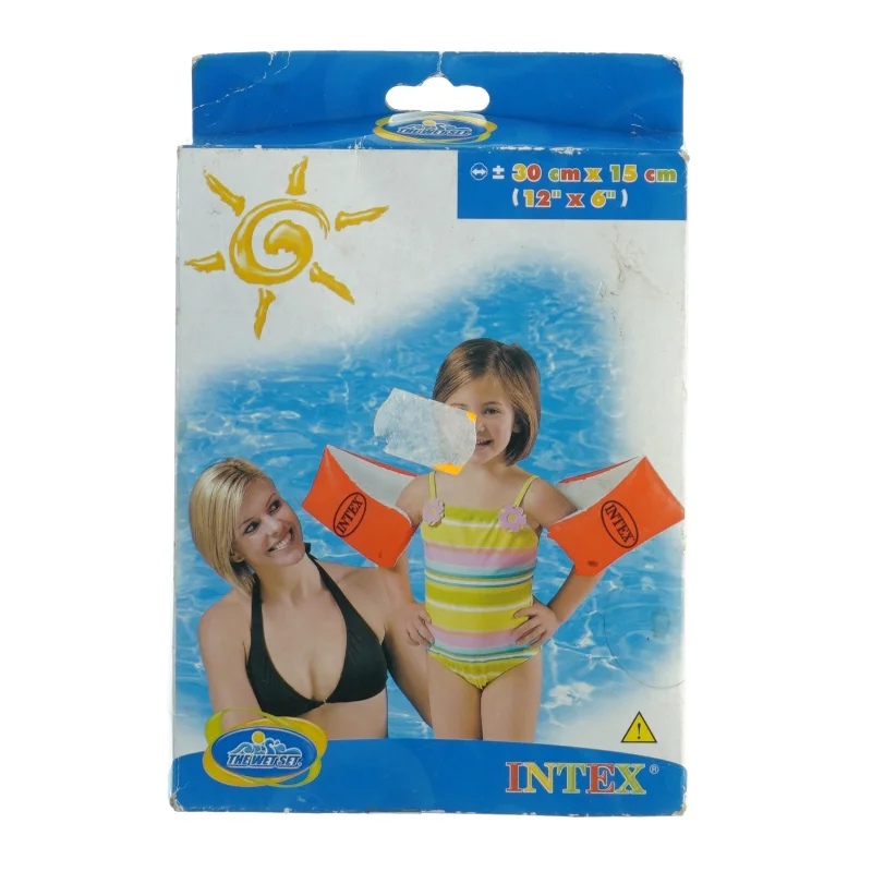 Oppustelige svømmevinger fra Intex (str. 30 x 15 cm)