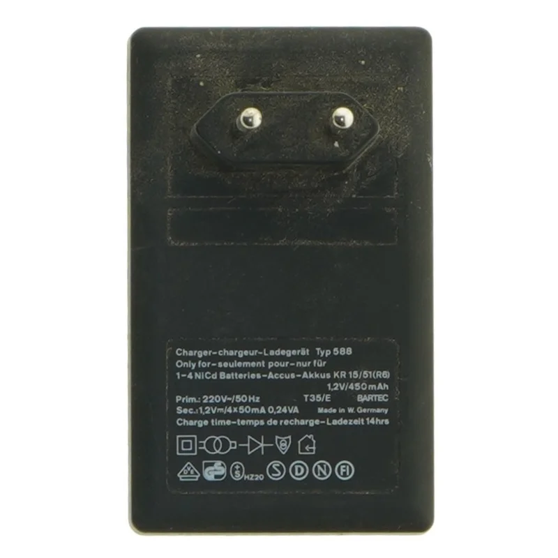 Oplader til genopladelige batterier