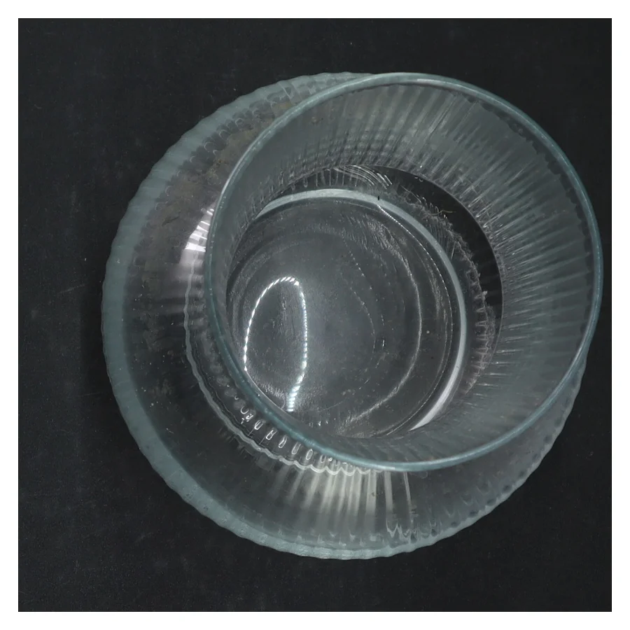 Glasvase (str. H. 17 cm)