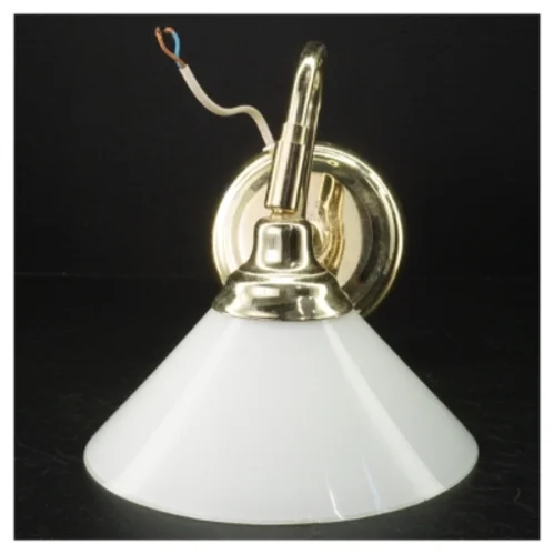 Væglampe med opalglas fra IKEA