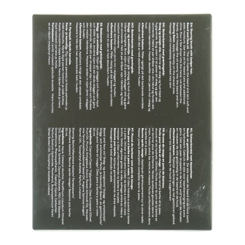 Barbersæt i gaveæske