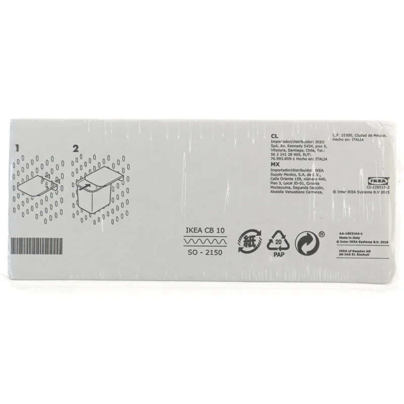 Hvide IKEA hylder, 3 stk. fra IKEA (str. 25x10x8 cm)