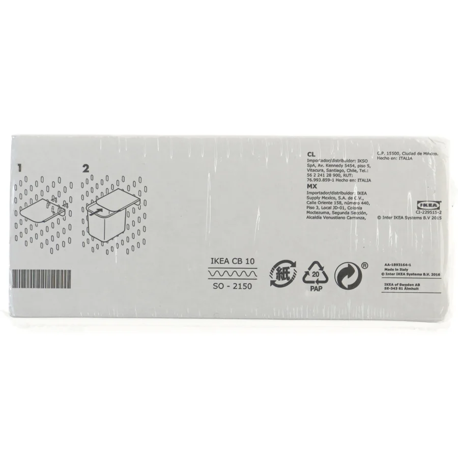 Hvide IKEA hylder, 3 stk. fra IKEA (str. 25x10x8 cm)