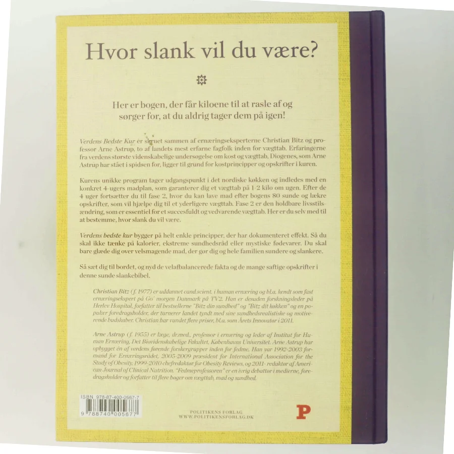 Verdens bedste kur : vægttab der holder af Christian Bitz (Bog)