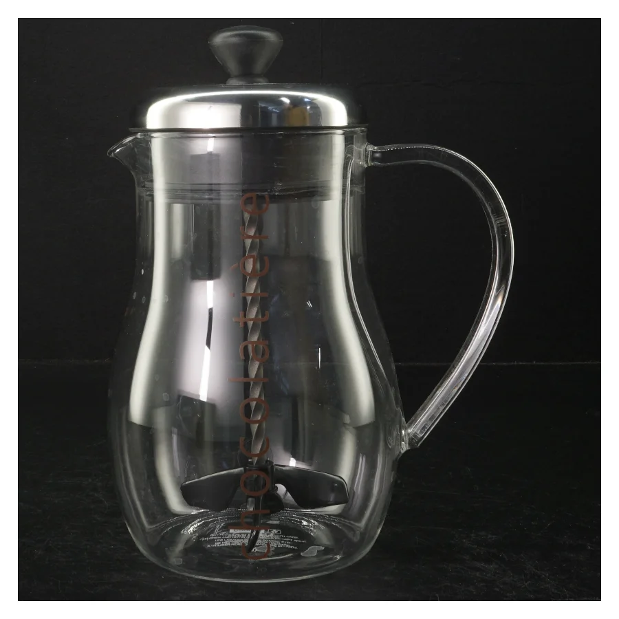 Glas kakaokande fra Bodum (str. H. 23 cm)