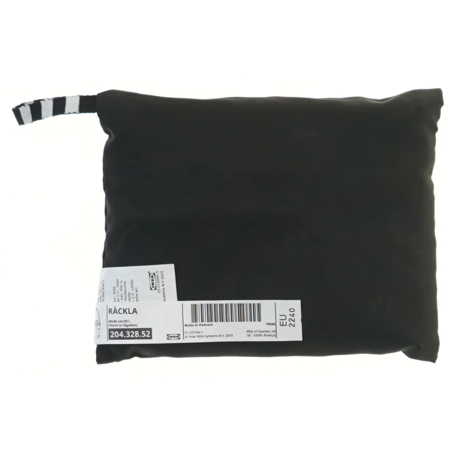 Sort pude IKEA RACKLA fra IKEA (str. 48x36 cm)