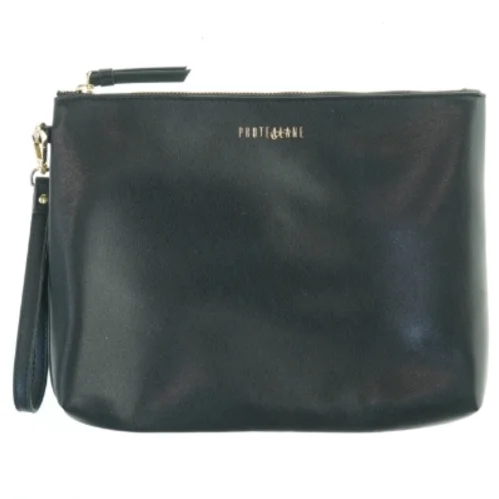 Sort clutch med håndledsrem fra Protealane (str. 29x22 cm)