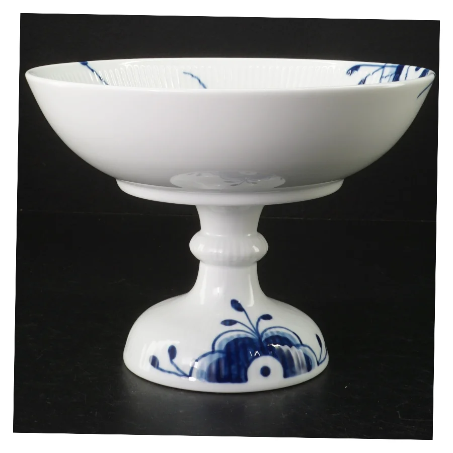Royal Copenhagen Mega Musselmalet fodskål fra Royal Copenhagen (str. H. 16 cm. ø. 21,5 cm)