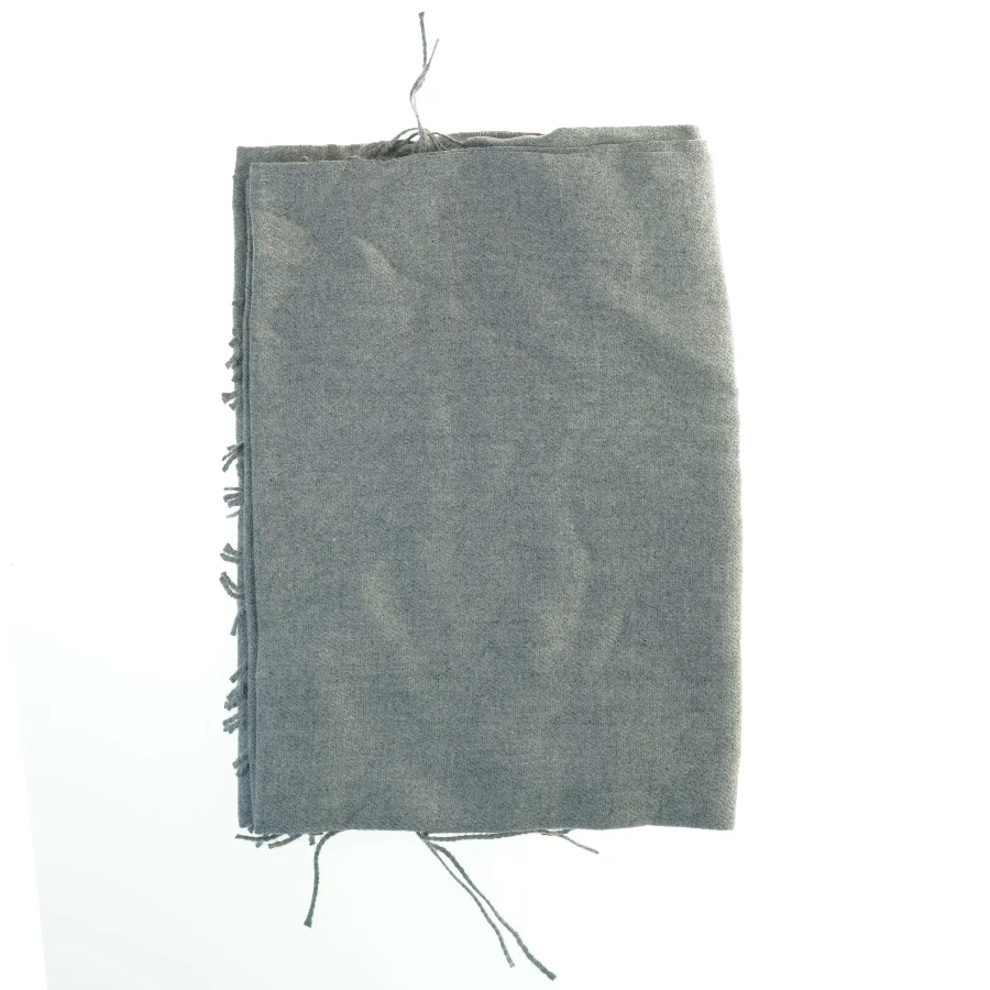 Gråt uldtørklæde (str. 180x70 cm)