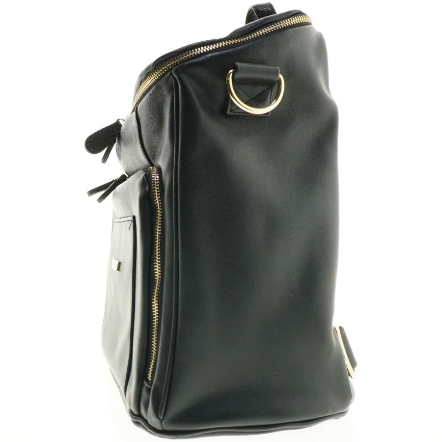 Sort skuldertaske fra Protealine (str. 38 x 35 cm)