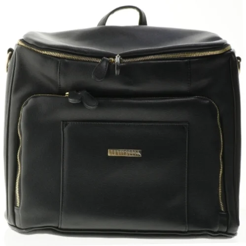 Sort skuldertaske fra Protealine (str. 38 x 35 cm)