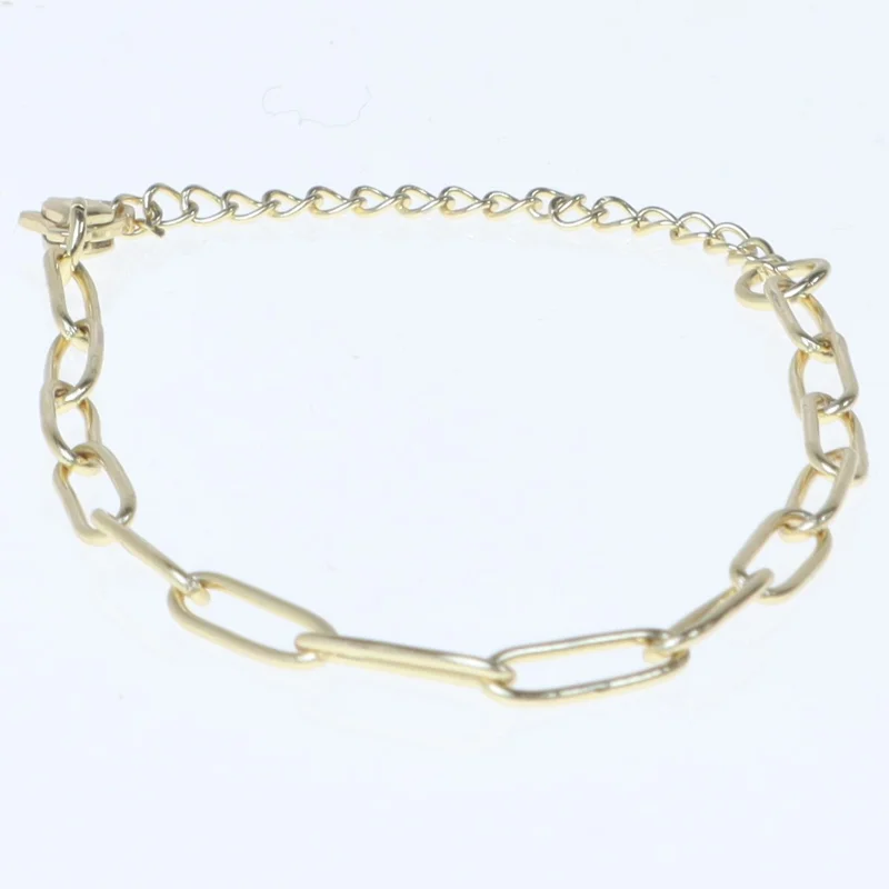 Guldkæde armbånd (str. Ø 10 cm)