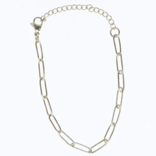 Guldkæde armbånd (str. Ø 10 cm)