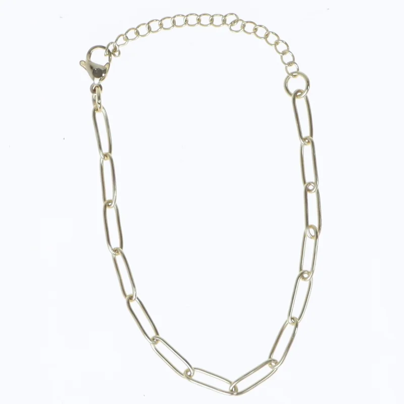 Guldkæde armbånd (str. Ø 10 cm)