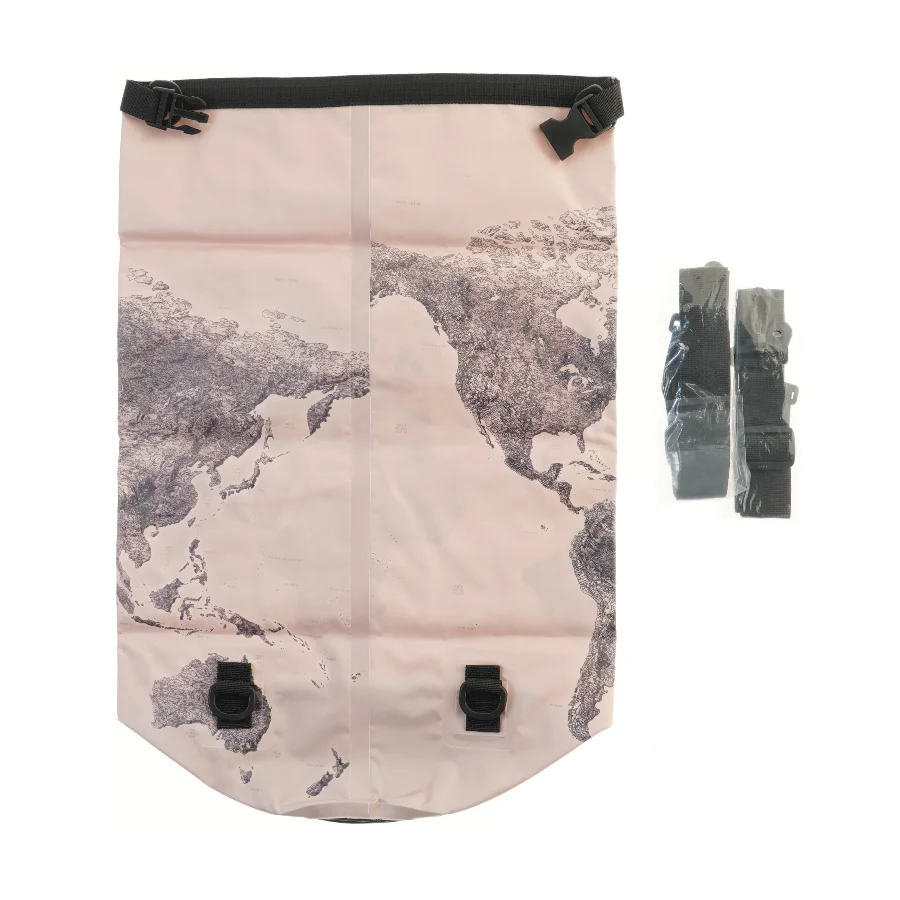 Vandtæt rygsæk med verdenskort design fra Awesome Maps (str. 60x40 cm)