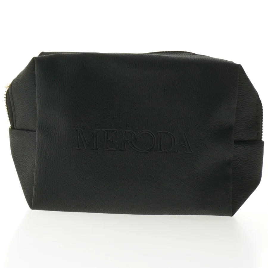 Sort kosmetikpung fra Meroda (str. 19 x 13 cm)