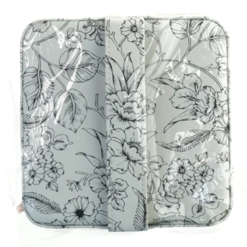 doTERRA olieopbevaring med blomsterprint (str. 15x15x10 cm)