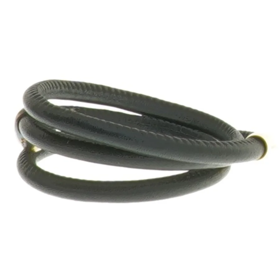 Sort læderarmbånd fra Christina Watches(str. Ø 5,5 cm)