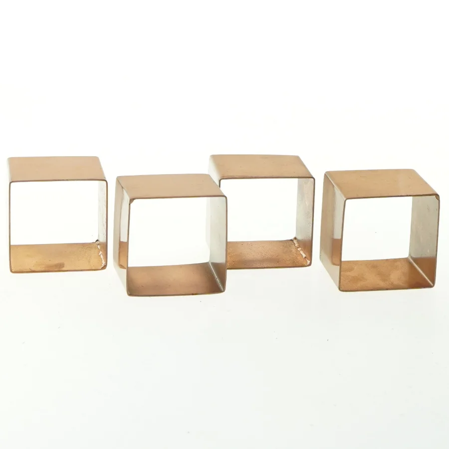 Kobber servietringe fra Palma (str. 5x5 cm)