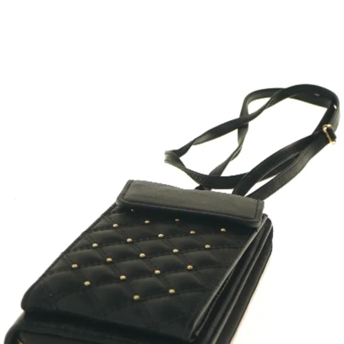 Sort taske med rem (str. 21x12 cm)