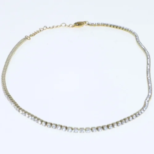 guldkæde med vedhæng (str. 42 cm)