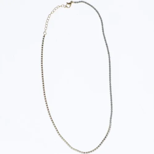 guldkæde med vedhæng (str. 42 cm)