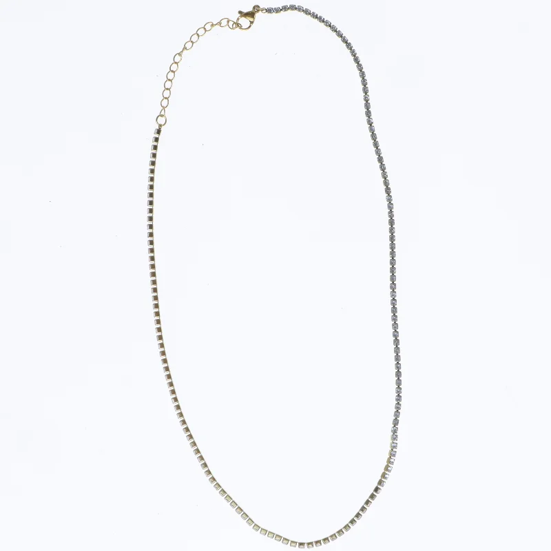 guldkæde med vedhæng (str. 42 cm)