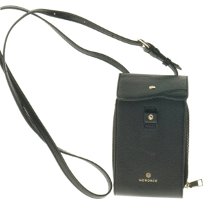 Sort skuldertaske fra Nordace (str. 18 x 12 cm)